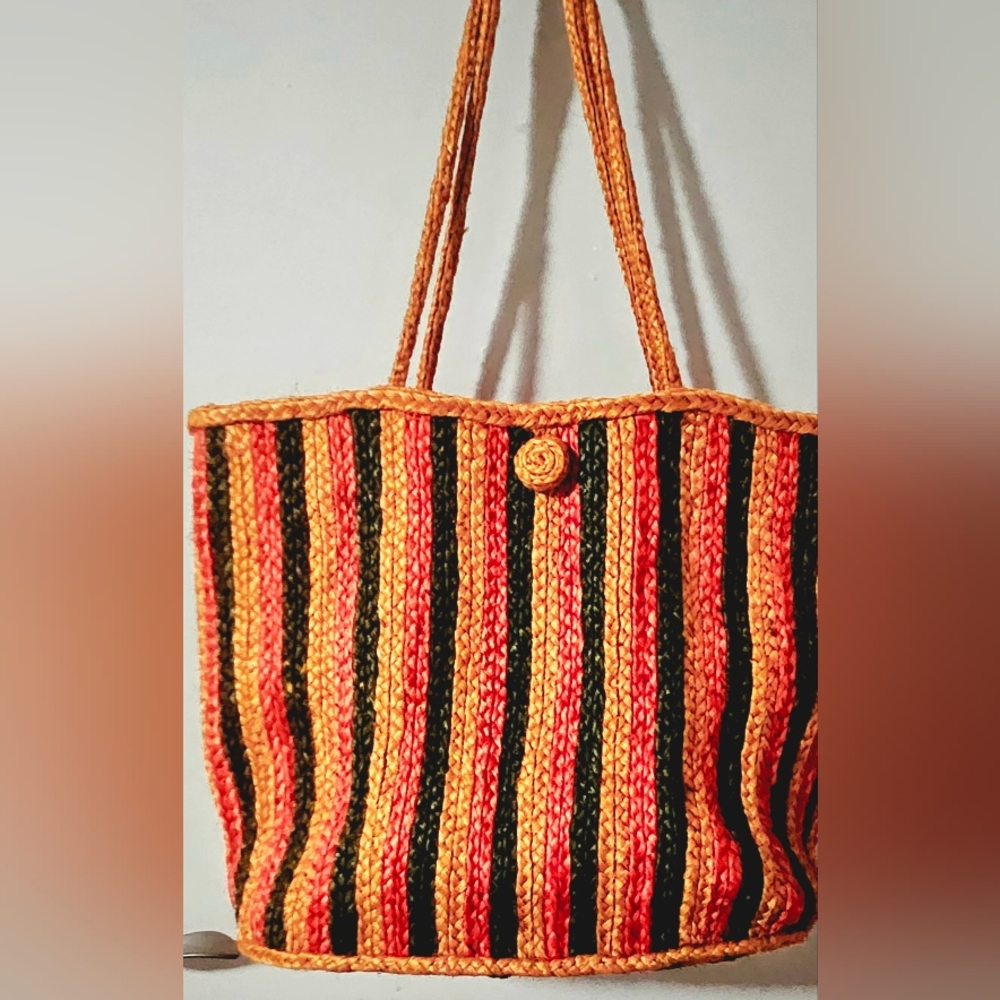 Amazing woven large tote bag